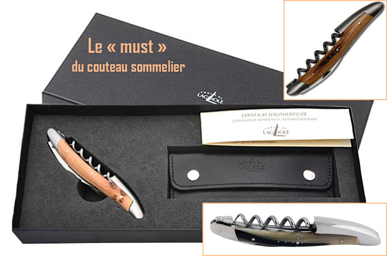 Véritable couteau sommelier « Forges de Laguiole » !
