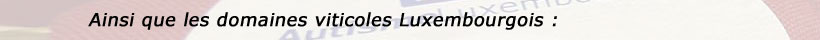Domaines viticoles Luxembourgois